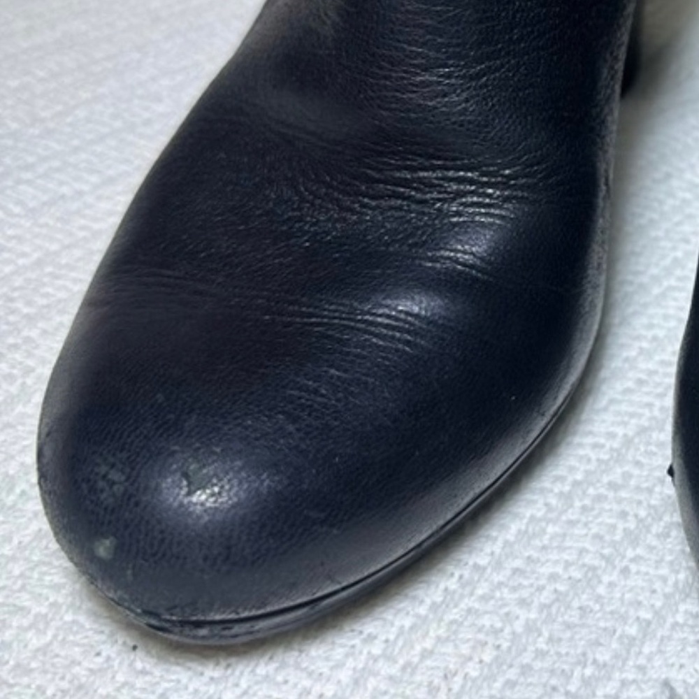 Prada Black Leather Ankle Boots - Picture 15 of 15